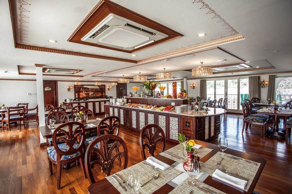 UNIWORLD Boutique River Cruises, Ganges Voyager II, East India Restaurant.jpg